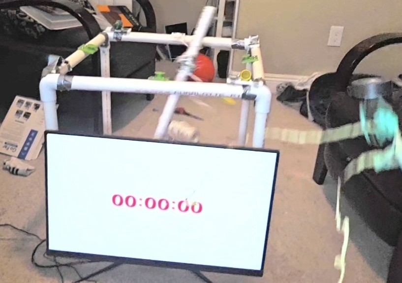 Confetti launching after timer hits zero