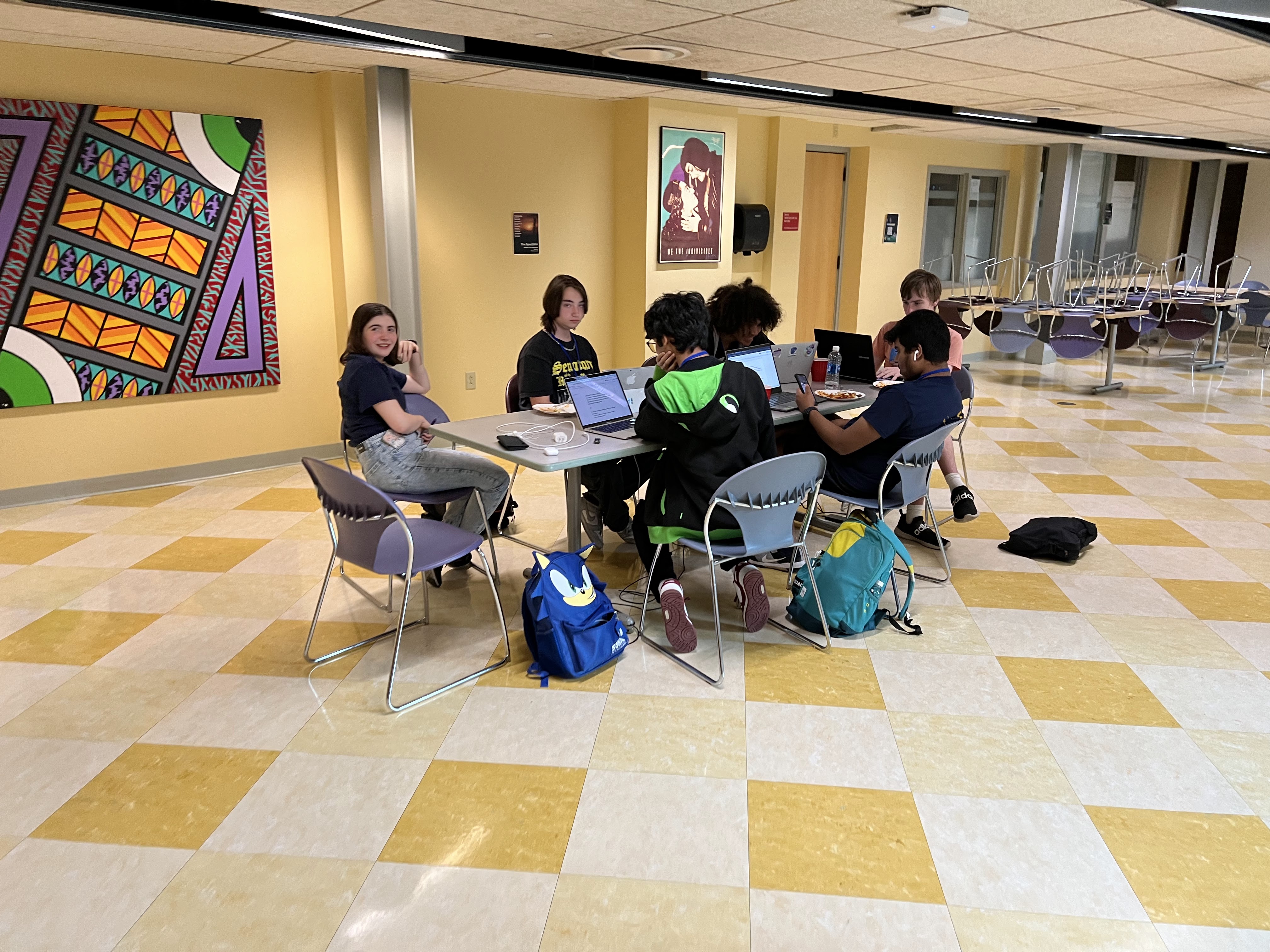 Hackathon workspace with multiple teams