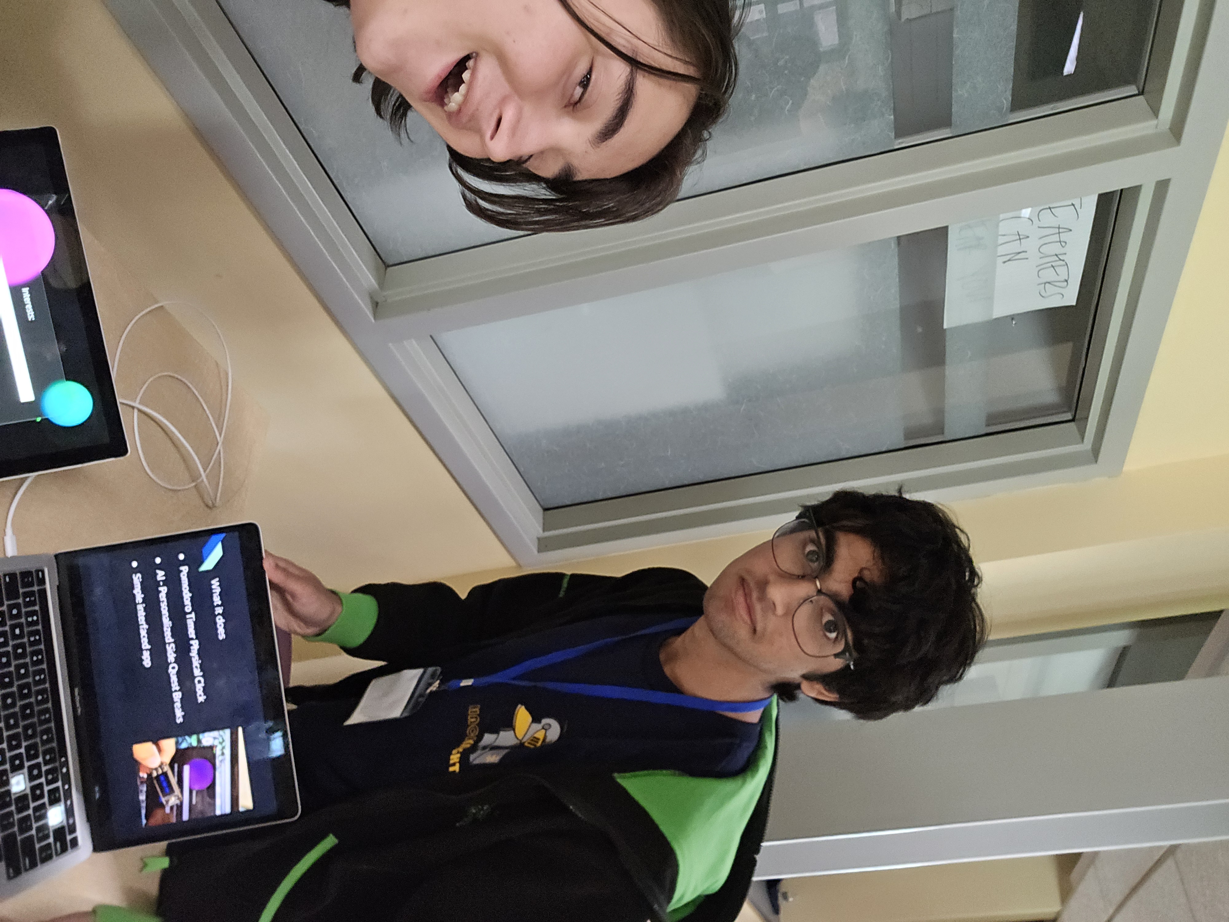 Portrait of hackathon team members